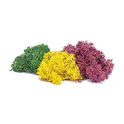 Image of Hornby R7196 Lichen Autumn Mix for Model Railway OO Gauge, Train Accessories Adding Scenery, Dioramas, Woodland, Buildings and More, Making Kits 1:76 Scale Accessory