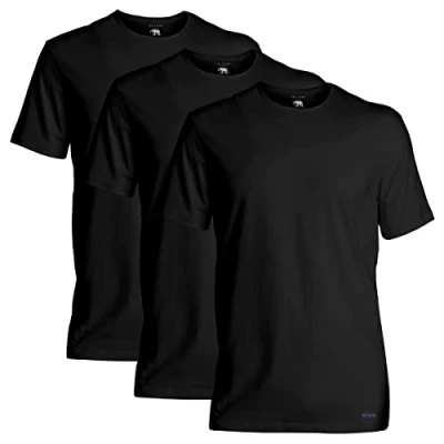 Image of Ted Baker Mens 3 Pack Crew Neck T Shirt Black M
