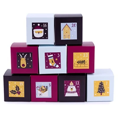 Image of Pajoma Advent Calendar Boxes, Boxes to Fill with Stickers
