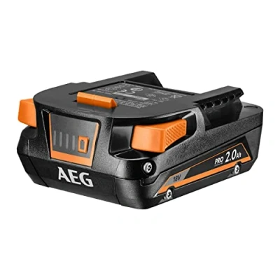 Image of AEG Pro Lithium Battery 18 V PRO18V 2.0 Ah Compatible with any and SUBCOMPACT tool 100% Backward 3 Year Warranty Long Life Performance L1820S