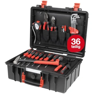 Image of Wiha L Mechanic Basic TooL Set, 38 Piece (Inc. Case)