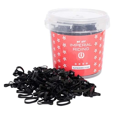 Image of Imperial Riding Plaiting Bands IRHProfi Box 150gr Black