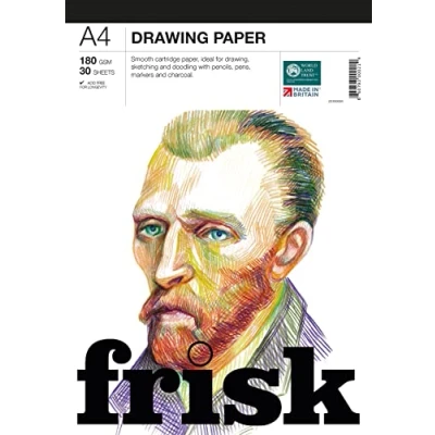 Image of Frisk Drawing Paper Pad 180gsm 30sheets A4, White