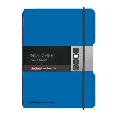 Image of Herlitz My.Book Flex A6 Squared Notebook Blue
