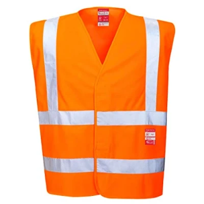 Image of Portwest Hi Vis FR Vest , Size: S/M, Colour: Orange, FR75ORRS/M