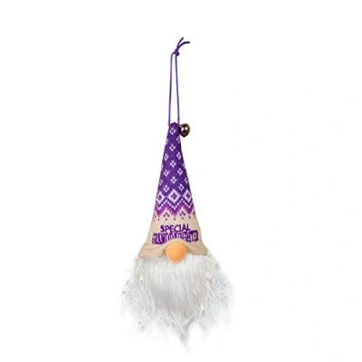 Image of History &amp; Heraldry Light Up Gonk Pre personalised Christmas Hanging Decoration Special Granddaughter 269860015