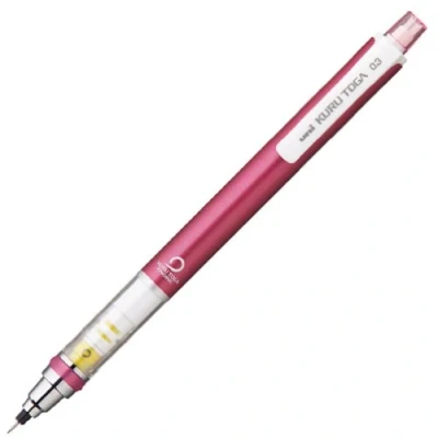 Image of Uni Mechanical Pencil, Kuru Toga Standard Model 0.3mm, Pink (M34501P.13)