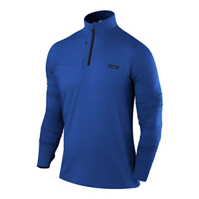 Image of TCA Fusion Gym Tops for Men Training Sports Long Sleeve Running Top Clothes True Blue, M