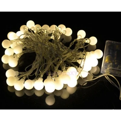 Image of JnDee™ Battery Powered Warm White Berry Ball Shaped LED Fairy Lights 2M 20LED ON/Off/Flash Functions, Perfect for Christmas Wedding and Parties