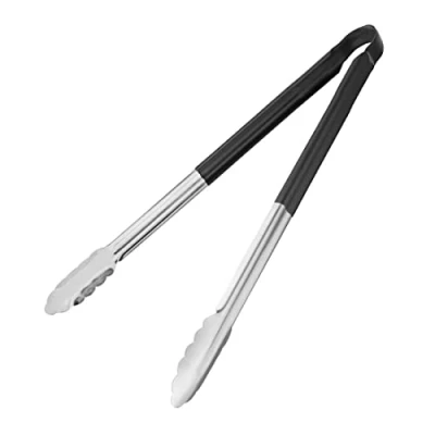 Image of Hygiplas HC848 Colour Coded Serving Tong Black 405mm