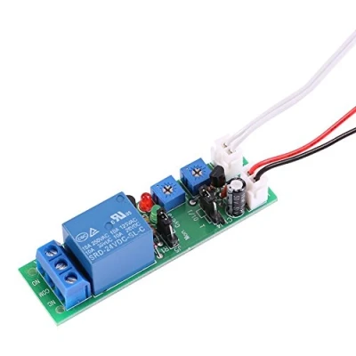 Image of Akozon Timer Relay Module DC 5V 12V 24V Adjustable Cycle Delay On/Off Switch (DC24V, 0 15 minutes)