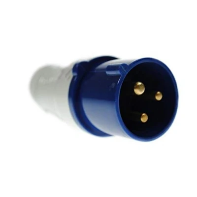 Image of GENUINE 16A 230V 3 PIN IN LINE CARAVAN PLUG FOR MAINS IP44 MP372B MAYPOLE