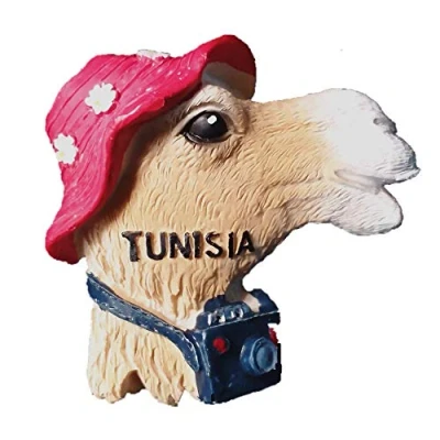 Image of Tunisia Africa 3D fridge magnet tourist souvenir gift &amp; collection Home kitchen decoration magnetic sticker refrigerator