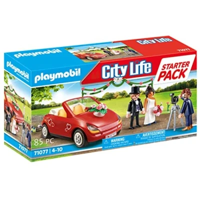 Image of Playmobil 71077 City Life Wedding Starter Pack, Fun Imaginative Role Play, Playset Suitable for Children Ages 4+