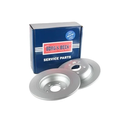 Image of Borg &amp; Beck BBD4587 Brake Disc Pair (Rear): Ford Galaxy/S Max 06