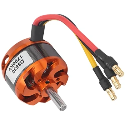 Image of VGEBY D3530 700KV Brushless Outrunner Motor, RC Plane Motor Replacement with Adapter for Fixed wing airplane Aero accessories Model