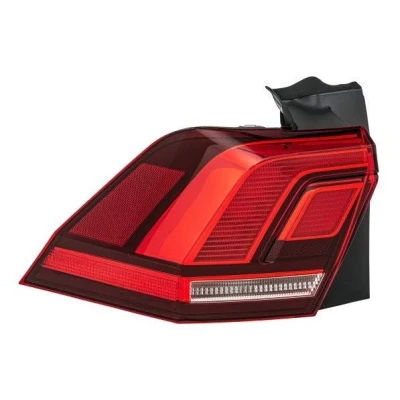 Image of 5NA945095C, 5NA945095D Rear light HELLA 2SD 012 519 031 Left Outer section, Upper section LED, WY21W 12V red with bulb, bulb holder
