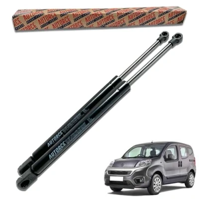 Image of AUTORCE 2 Pcs Rear Tailgate Boot Gas Struts Intended For Fiat Qubo And Fiorino 2007 2021 Lift Support Shock Absorber System 670 (N) 600 MM 1354844080, 00008731V0, 8731V0