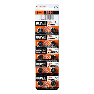 Image of Maxell Bateria Alkaline LR44 (China Version) [de Import]