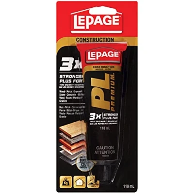Image of LePage PL Premium Polyurethane Construction Adhesive 118 ml