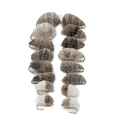 Image of BestCity Fly Fishing Natural Bread Flies sizes 8 12 Pack of 16