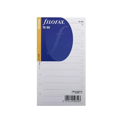 Image of Filofax Personal To Do, White