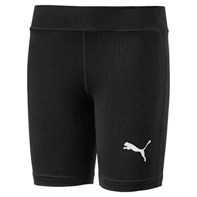 Image of Puma Kids Liga Baselayer Shorttight Jr Trousers, Black, 164