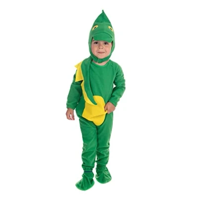 Image of Bristol Novelty CC017 Dinosaur Toddler Costume, Unisex Child, Yellow, X Small