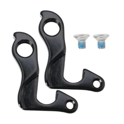 Image of Create idea 2Pcs Bike Tail Hook CC177 Aluminum Alloy Derailleur Gear Mech Hanger Rear Wheel Mechanical Shift Compatible with ORBEA Bikes, Black