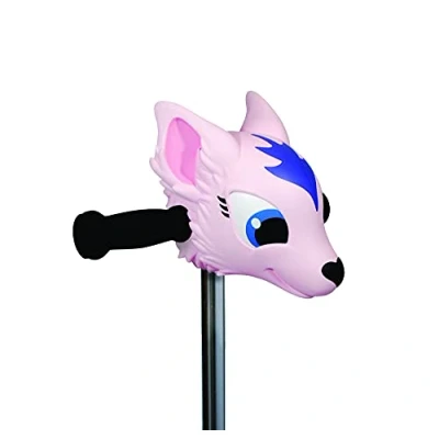 Image of Scootaheadz Mythical Creature Micro Scooter Accessories To Personalise Your Ride Head Gift For Girls Pink And Purple Forest Spirit Ages 3 Up