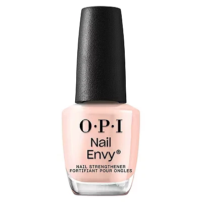 Image of OPI Nail Envy Polish, Strong Strengthener Treatment for Nails, Vegan Repair and Strenght Damaged Pink Polish Bubble Bath 15ml