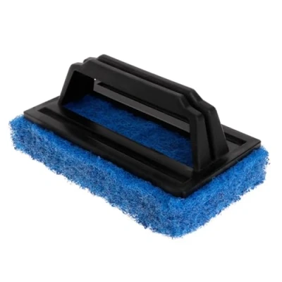 Image of Aquarium Fish Tank Cleaning Brush Glass Algae Scraper Cleaner Tool Hand held Plastic Bathroom Tile Surfaces Household Kitchen