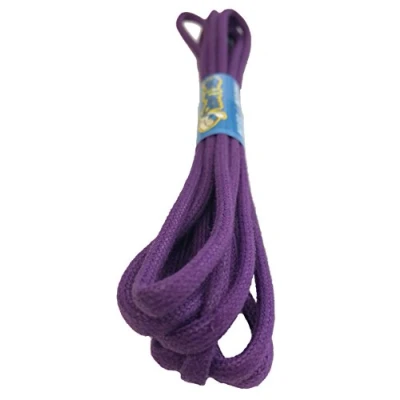 Image of Big Laces Round Purple 5mm wide 140cm long Waxed Shoelaces