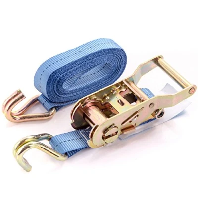Image of 2X Heavy Duty Ratchet Tie Down Straps 4m x 25mm