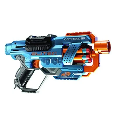 Image of Nerf Elite 2.0 Commander RD 6 Dart Blaster, 12 Darts, Rotating Drum, Outdoor Toys For 8 Plus Year Old Boys &amp; Girls