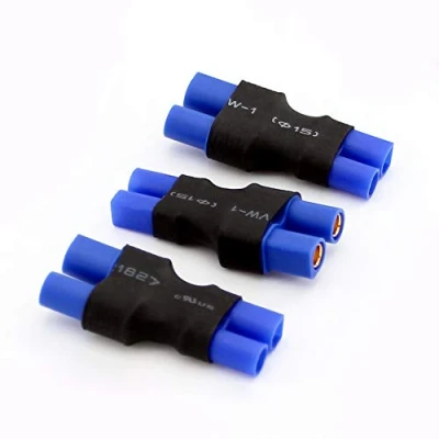 Image of BDHI 3pcs No Wires Connector: Male EC2 to Female EC3 Lipo Battery Adapter(BDHI 81)
