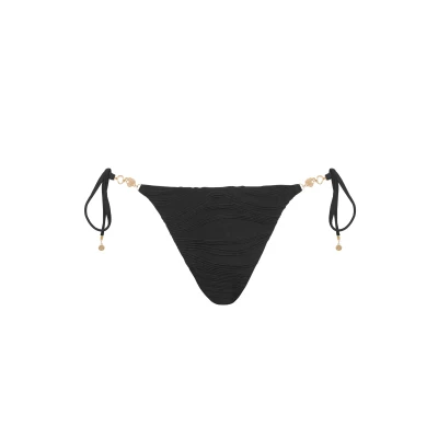Image of Bluebella ORTA TIE SIDE Bikini Brief bottoms, Women&#039;s, Size: Medium, Black