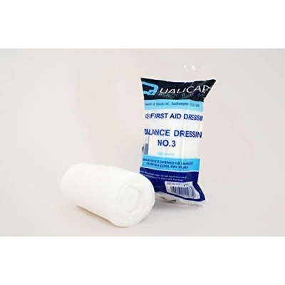 Image of Qualicare No.3 28 x 20cm Sterile Ambulance Dressing (Pack of 12)