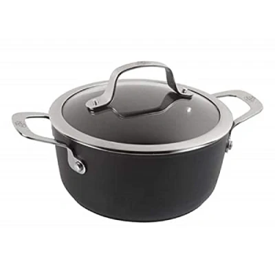 Image of BALLARINI Alba 24 cm Non Stick Aluminium Cooking Pot for All Hobs