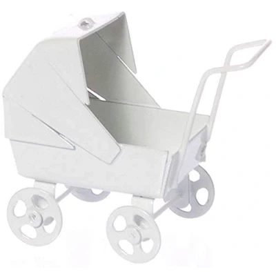Image of Melody Jane Dolls House Nursery Accessory Girls Toy Pram 329