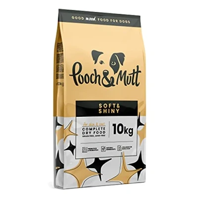 Image of Pooch &amp; Mutt Soft Shiny, Complete Dry Dog Food (Grain Free), Herring and Linseed, 10kg