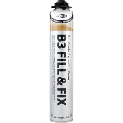 Image of Bond It PU Expanding foam Filler Gun Grade Fill &#039;n&#039; Fix 40 times expansion ready to use with guns