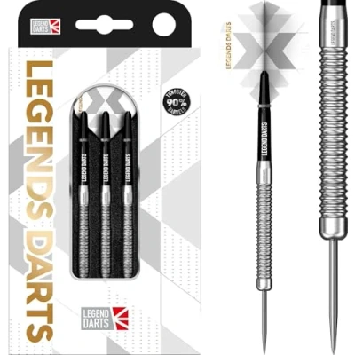 Image of Legend Darts D2872 Pro Series Ringed Premium 90% Tungsten Steel Tip Dart Set 24g