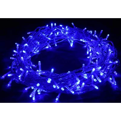 Image of Christmas Concepts® 200 Blue Led Chasing Lights with Transparent Cable 18.9M/62ft Energy Efficient A++
