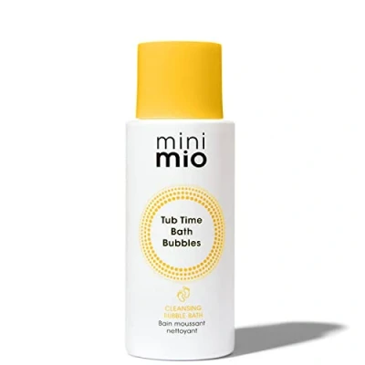 Image of Mama Mio Mini Tub Time Bath Bubbles 200ml Suitable for Newborns and Sensitive skin, Vegan, Cruelty free, Dermatologically tested, Paediatrician approved