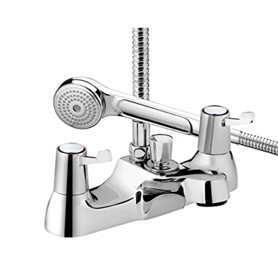 Image of Bristan VAL2 BSM C CD Value Bath Shower Mixers 1 &amp; 2 Hole, Chrome