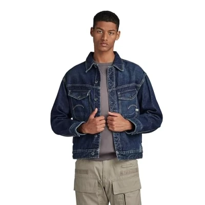 Image of G STAR RAW Men&#039;s Dakota Selvedge Jacket Jackets, blue (worn in himalayan D23593 D317 G122), L