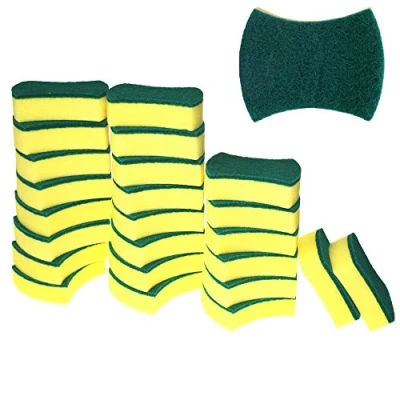 Image of Kitchen Cleaning Sponge,Eco Non scratch for Dish,Scrub Sponge(Pack of 24)