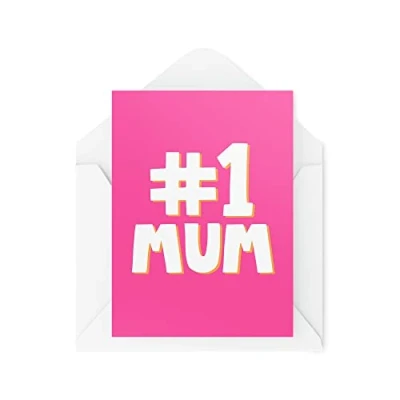Image of Cards For Mum Number 1 Mother&#039;s Day Birthday Mummy Christmas Card CBH1429