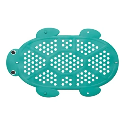 Image of Infantino 2 in 1 Bath Mat with Storage Basket Skid Resistant Suction Cups